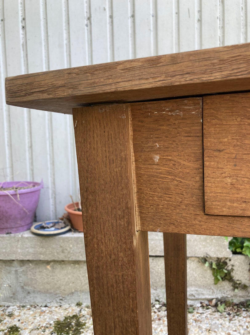 Vintage solid wood desk