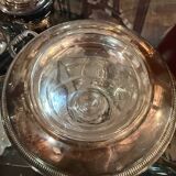 silver-plated caviar server