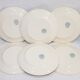 6 flat plates made of earthenware from Choisy the Champigny model King, iron earth