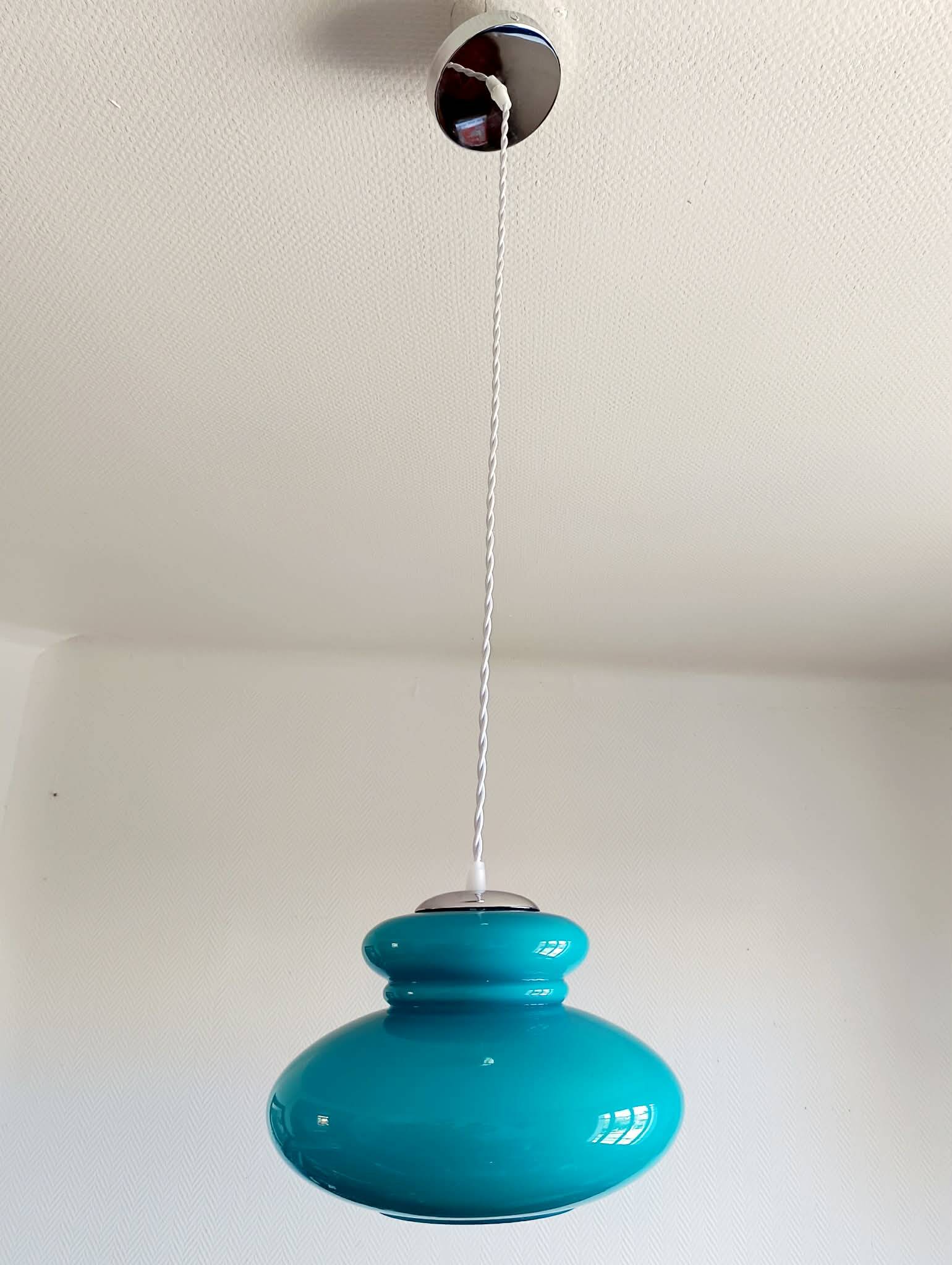Suspension UFO space age blue 1970