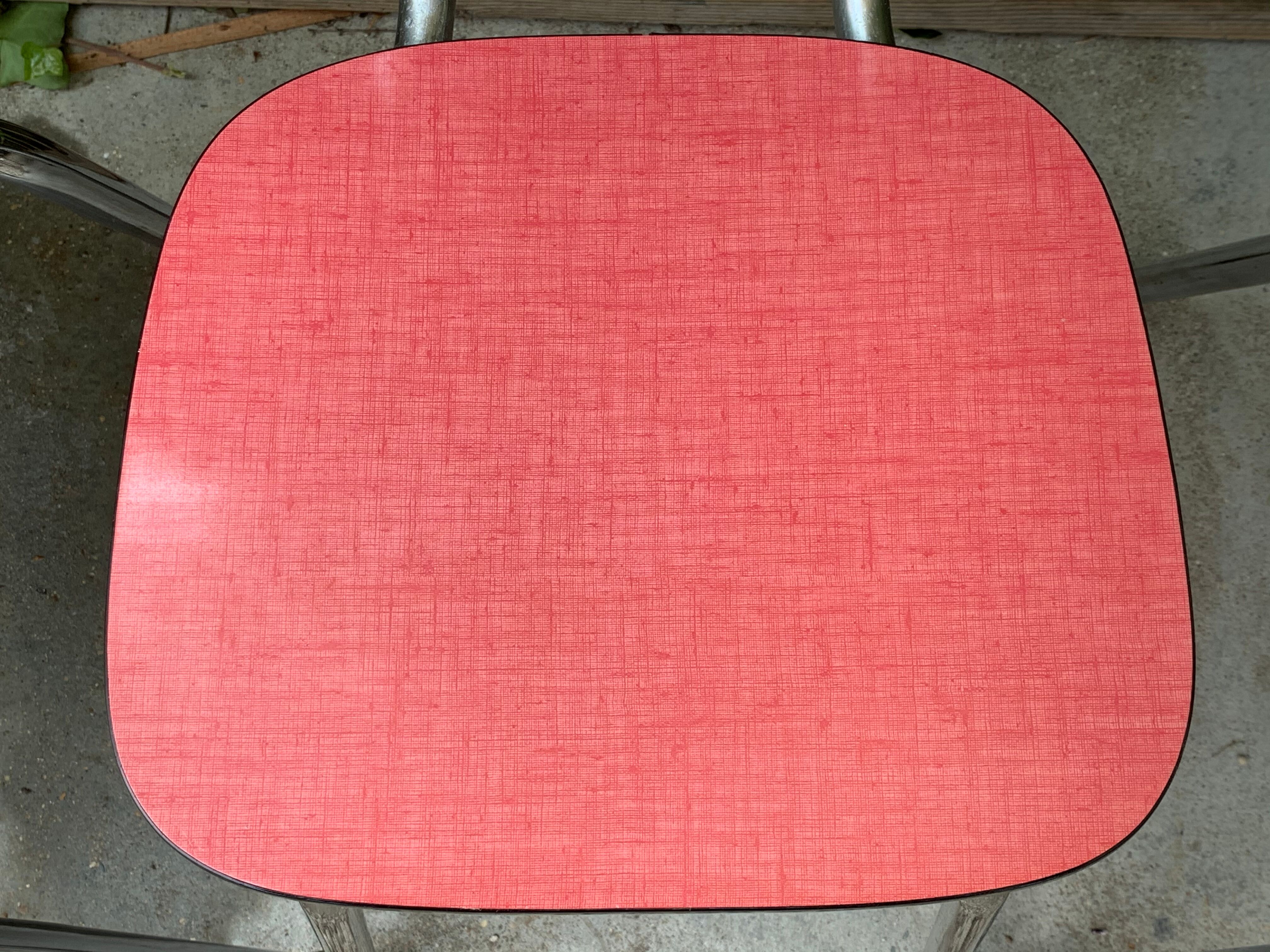 Mismatched formica chairs