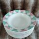 11 antique deep plates from Digoin and Sarreguemines