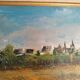 Oil on canvas "a Village in Brittany" signed by Raymond Scuiller