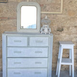 Rattan chest of drawers