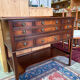 English mahogany sideboard with numerous drawers – sliding top
