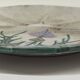 Thistle-themed decorative plate by Daniel Étienne in Vallauris