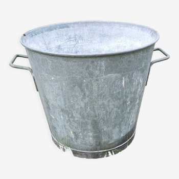 Bassine ancienne en zinc