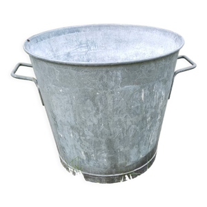 Bassine ancienne en zinc