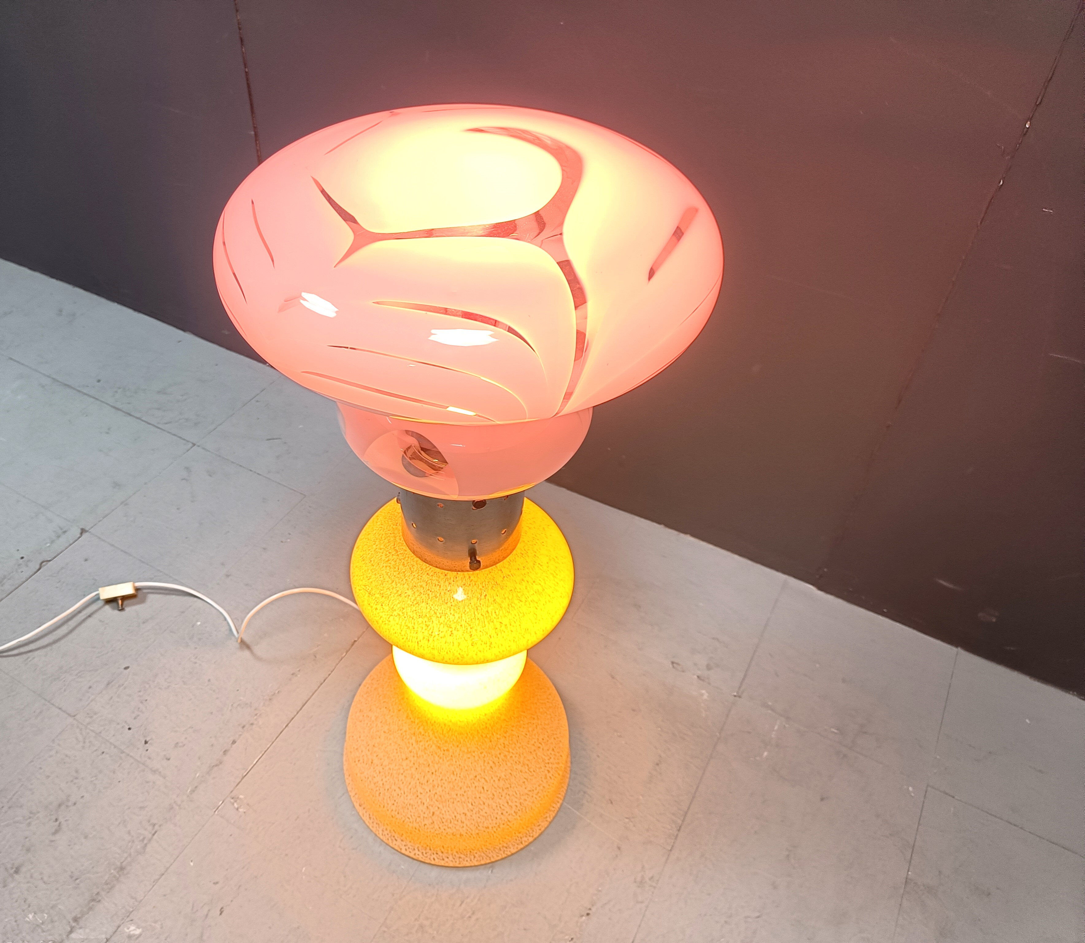 Vintage floor lamp by Mazzega, 1960s
