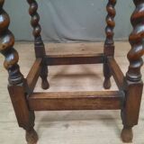 Side table with twisted legs