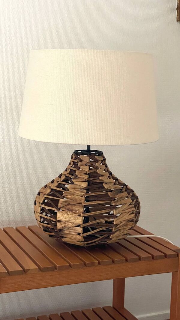 Lampe feuilles de bananier années 90/2000