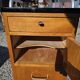 Meuble de bureau médical ETS Hordoir en chêne des années 60