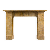 Nineteenth century Regency Sienna marble fireplace surround