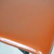 Fasem dinner chairs S44 in cognac red leather, 1990's
