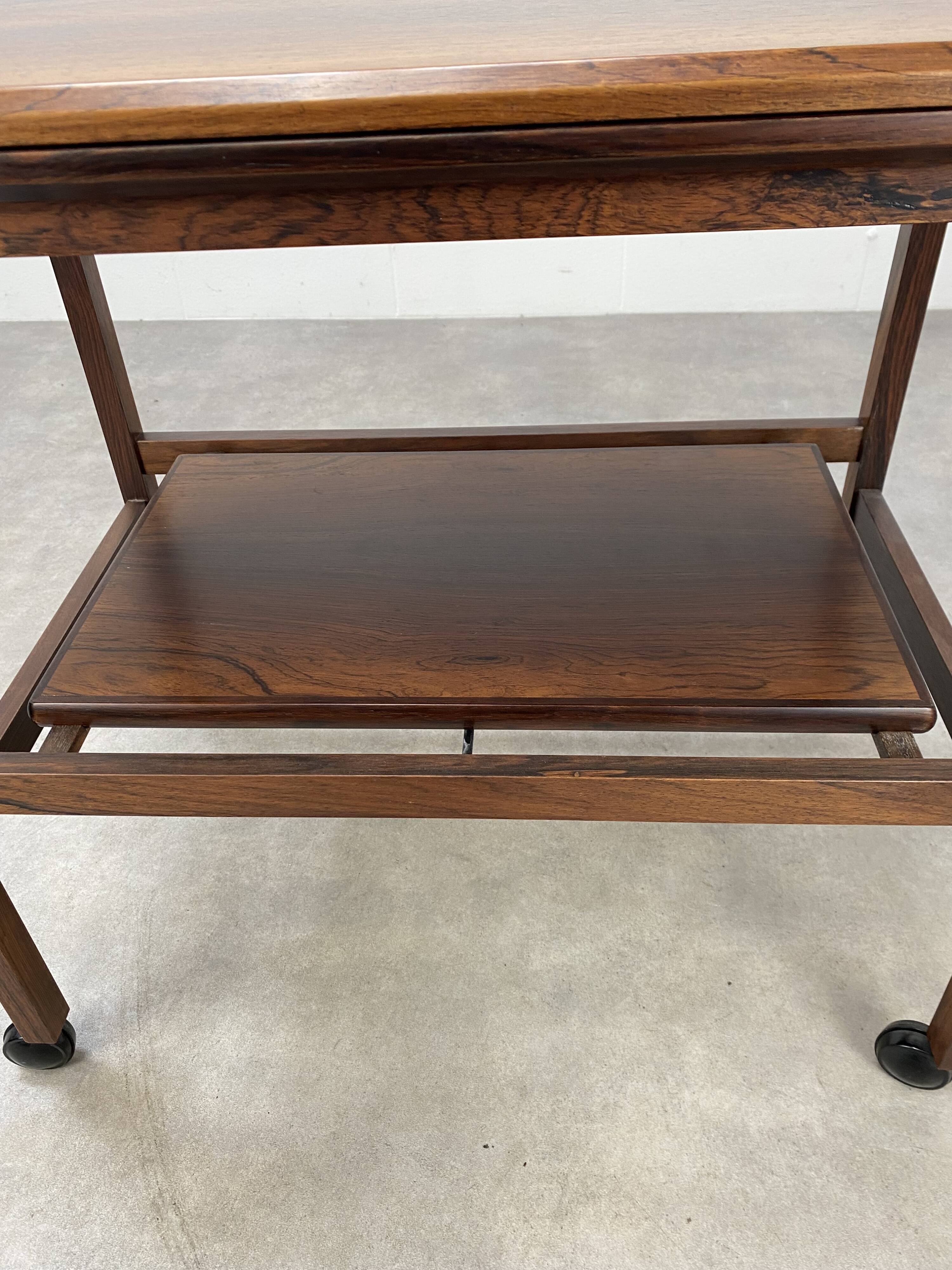 Scandinavian service arrebo mobler rosewood wallet tray