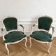 Pair of Louis XV style armchairs