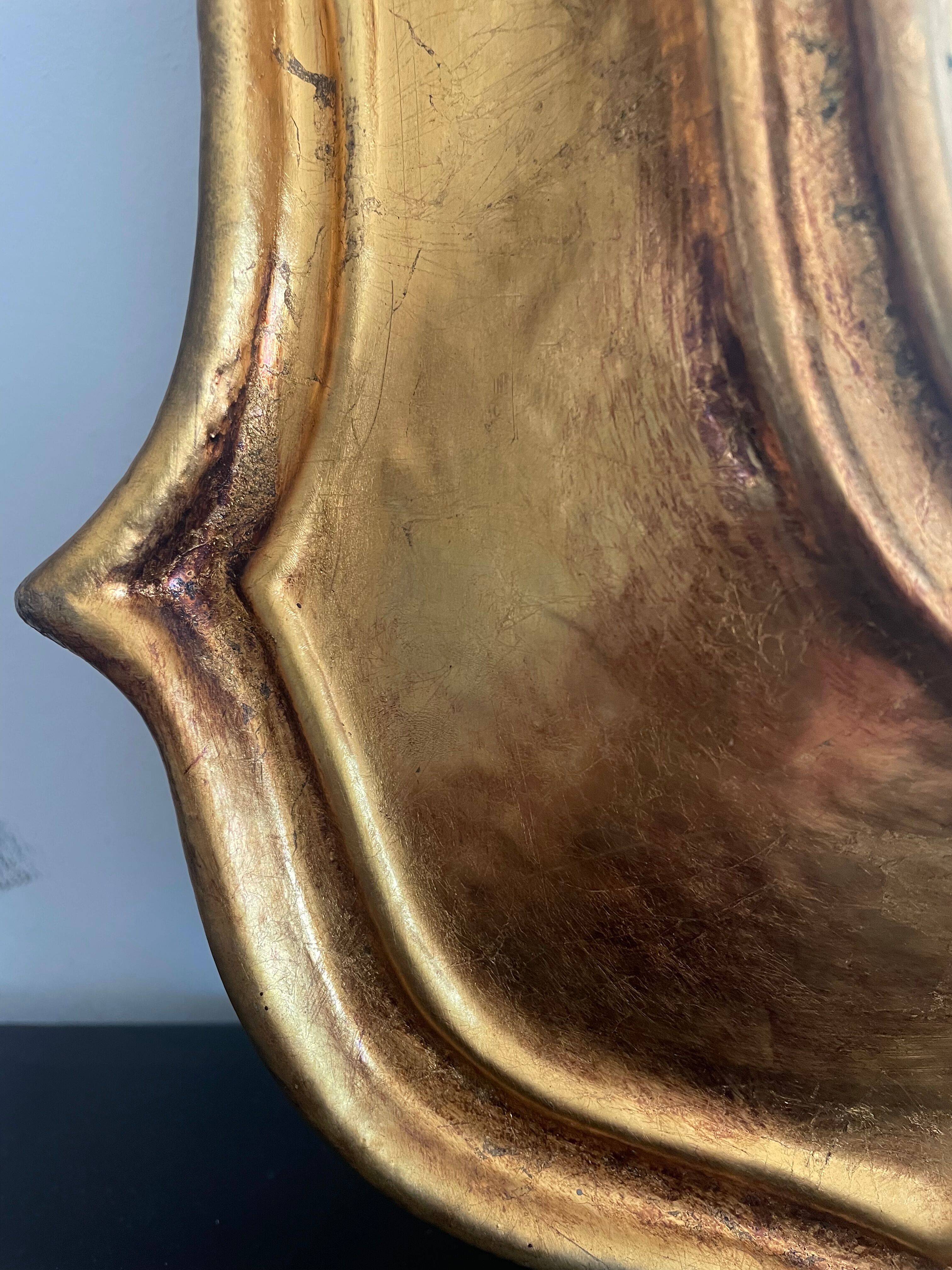 Large Italian golden mirror