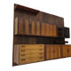 Bibliothèque murale en palissandre par Kai Kristiansen pour Feldballes Mobelfabrik, Danemark années 1950