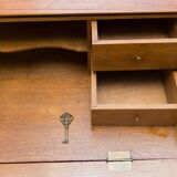 Louis XV style carved oak secretary 1930s