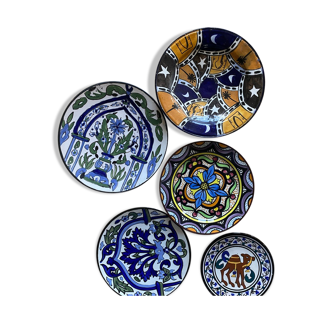 Handmade ethnic plates