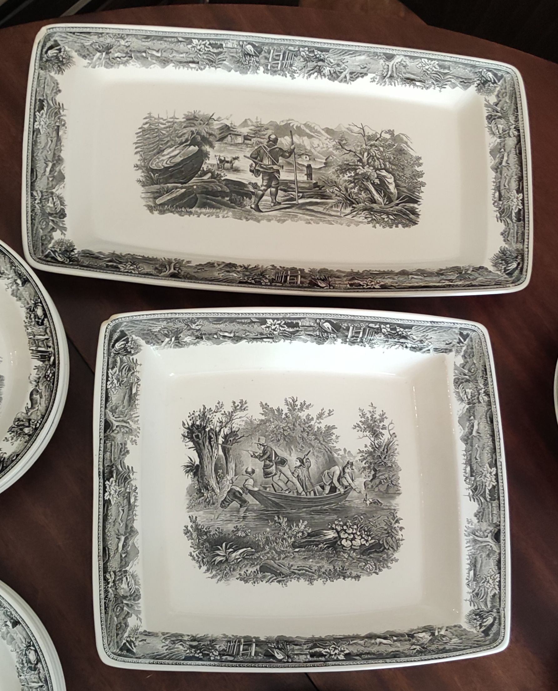 Service Tableware hunting decoration / Villeroy and Boch / model Artemis