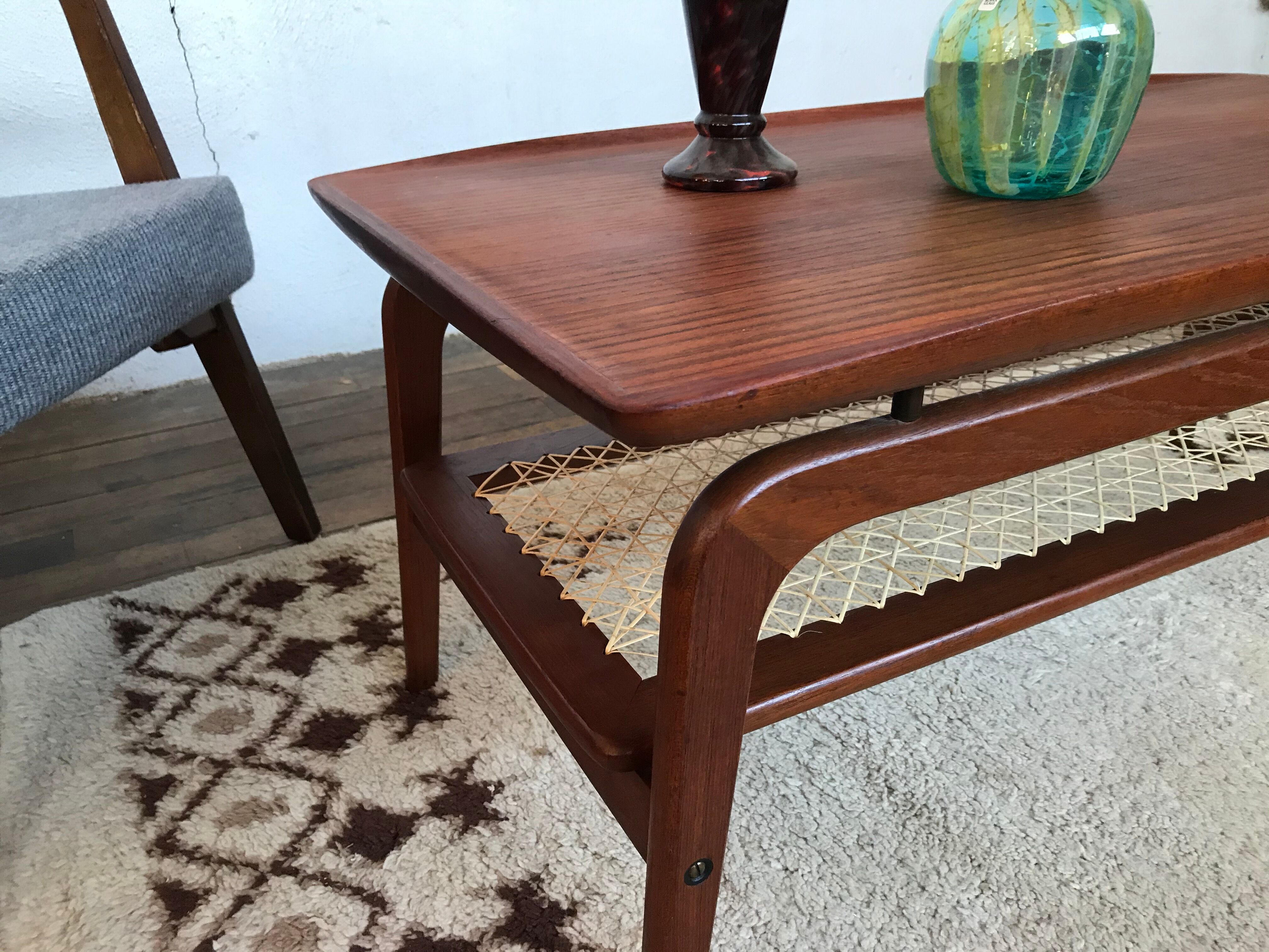 Scandinavian coffee table Hovmand Olsen in teak 1960
