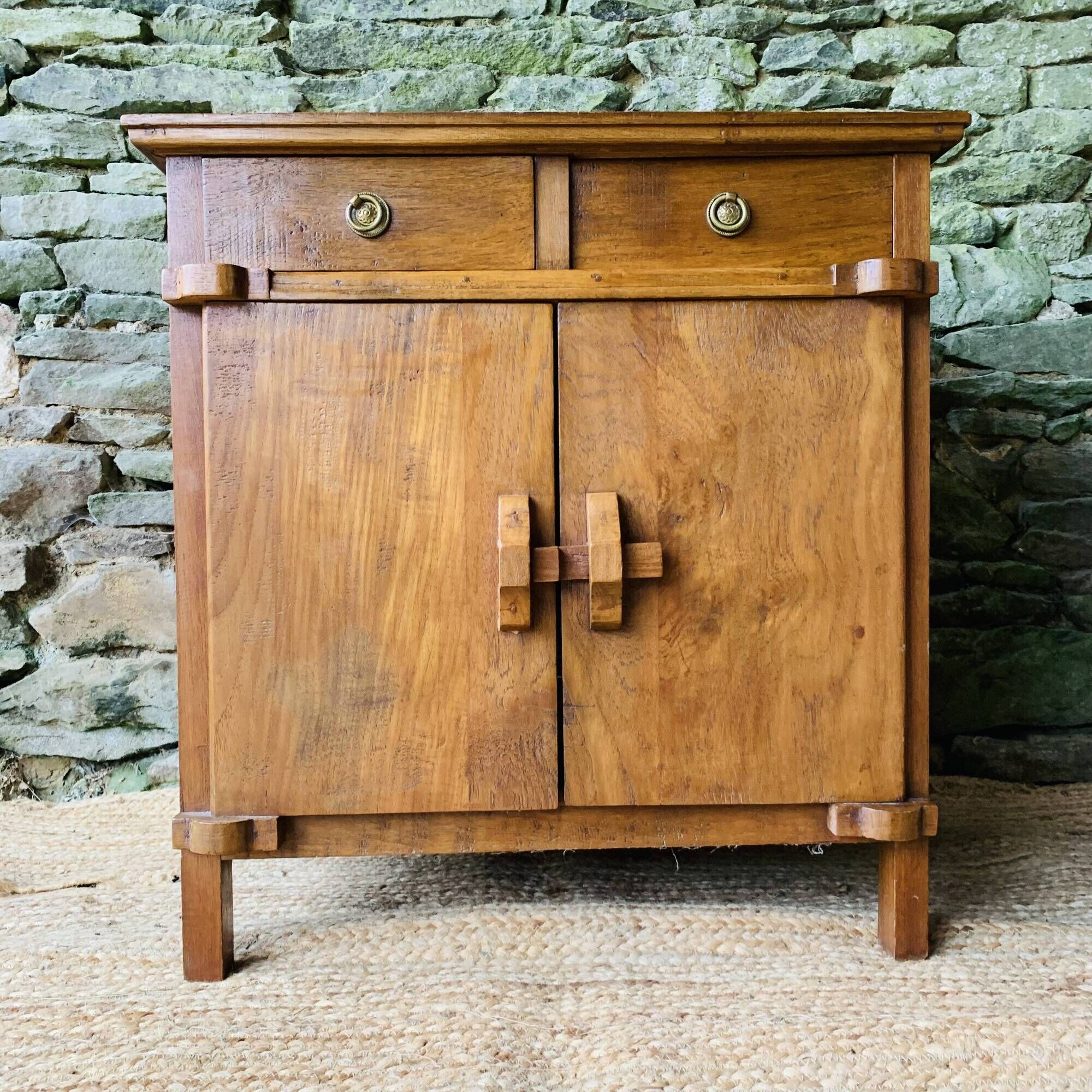Small rustic vintage piece of furniture
