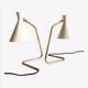 Pair of Italian "cocotte" lamps. 1950s design.