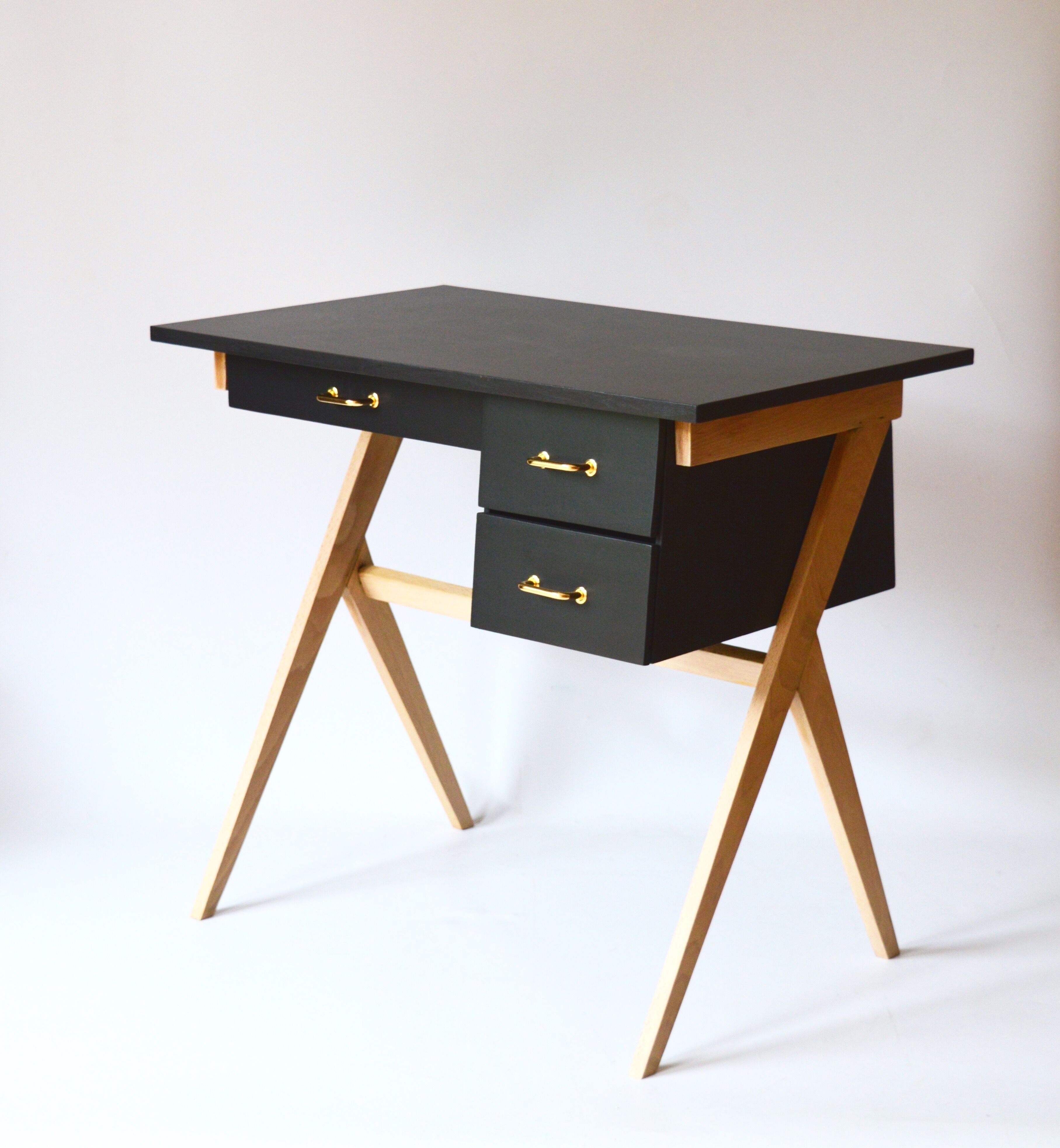 child's desk and chair