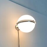 Mid-century Italian space age spherical wall light by Guzzini.