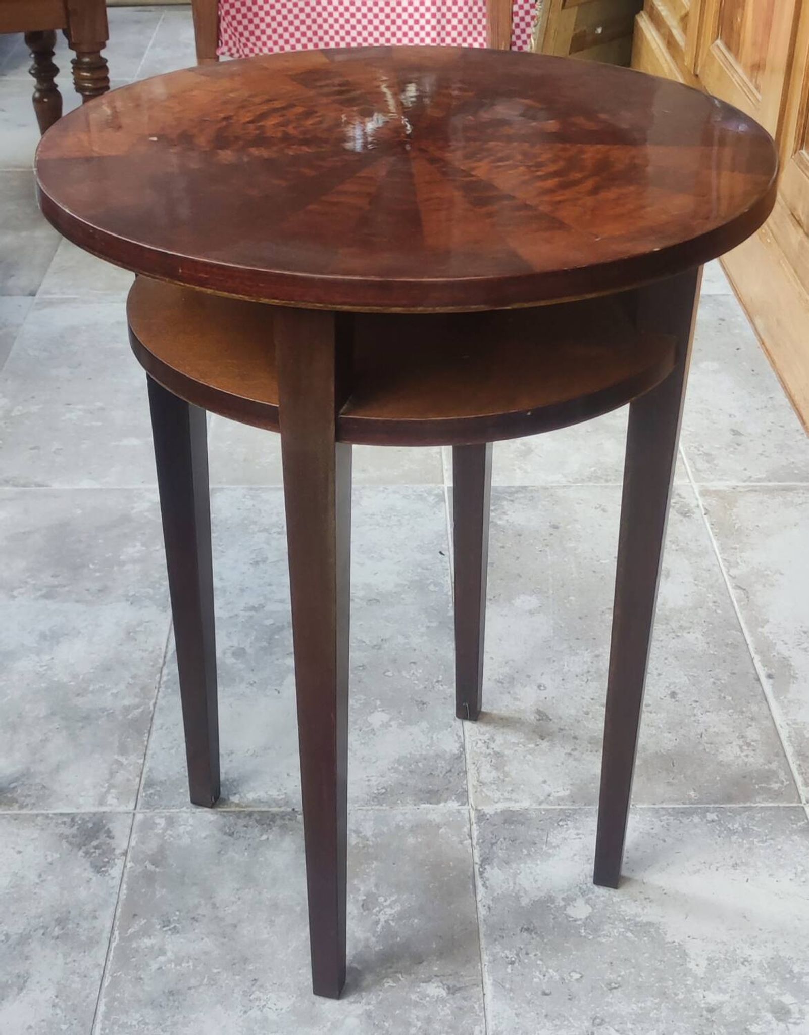 Paire anciens guéridons  bout de canapé table d.appoint Art déco