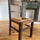 Paire de chaises bois et corde