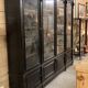 Library from the Napoléon III era in blackened pear wood.