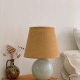 Porcelain lamp signed