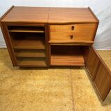 Mid-Century Retro Vintage Teak Record & Music Cabinet by Parker Knoll 1970