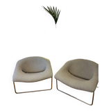 Pair of Cubic armchairs by Olivier Mourgue