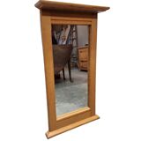 Oak Mirror by Oisterwijk, 1990s, Vintage