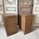 Pair of Art Deco bedside tables in oak