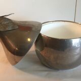 Freddotherm silver metal pear