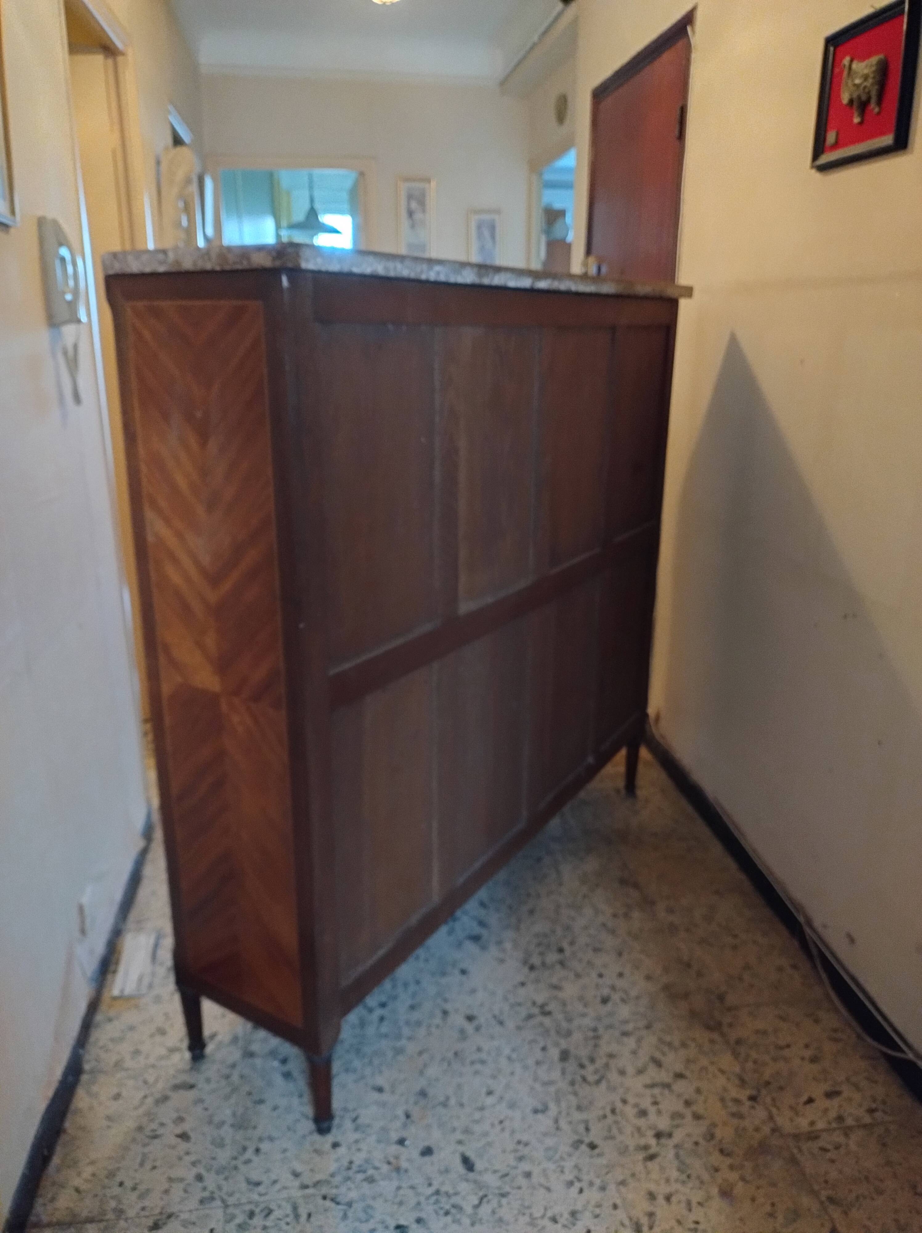 Antique wardrobe in Louis XVI style