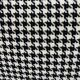 Coussin rectangulaire, Housse et Insert, Noir et blanc. Modèle Alexandra