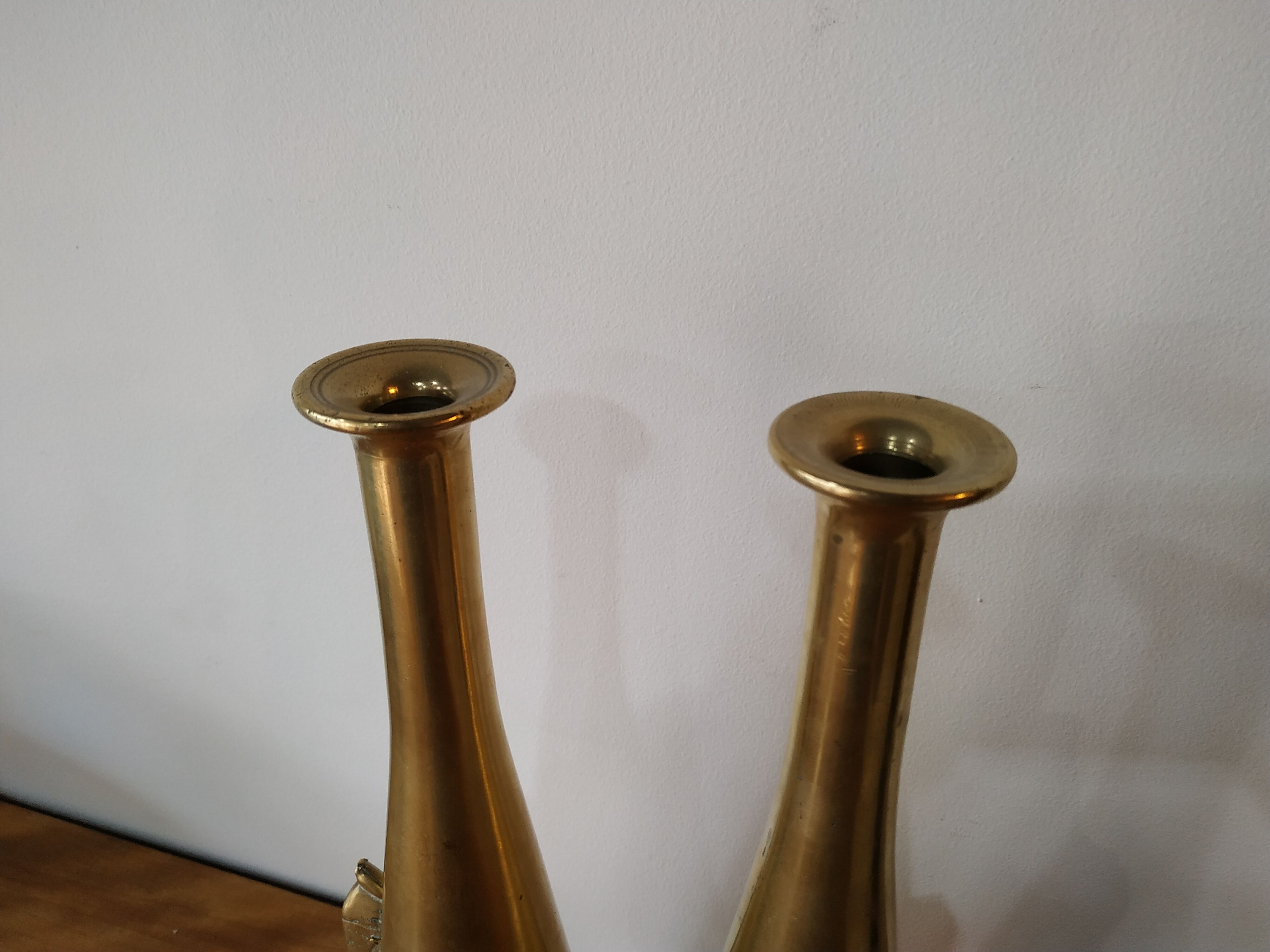 Pair of Indochinese bronze vases