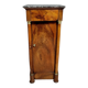 Empire period walnut bedside table or nightstand circa 1800