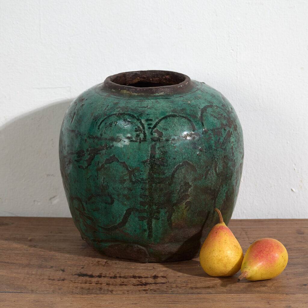 Ancient oriental vase in wabi sabi style (c.1820) #39