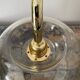 Pair of vintage smoked glass sconces