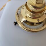 Draped opaline suspension