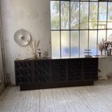 Brutalist sideboard attributed to De Coene, 1970s