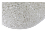 Round textured glass ceiling light J. T. Kalmar mid-century, Austria, 1960s