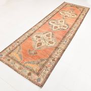 3x11 Red & Brown Persian Runner Rug, 107x336Cm