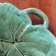 Sarreguemines leaf pocket empty cup